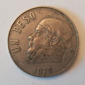 Un Peso 1976 Mexican Coin